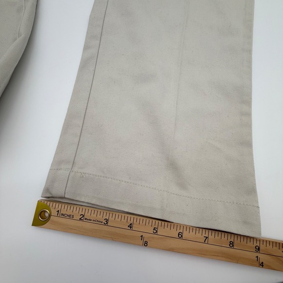 Polo Ralph Lauren Andrew Pant Mens 38x34 Tan Khaki Double Pleated Chino Trousers - Picture 8 of 10